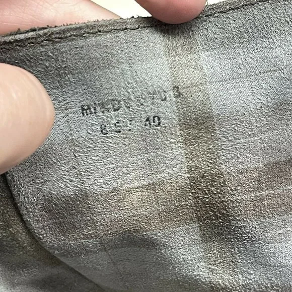 Born Womens Minnola Black Leather Knee High Riding Boots Back Zip Size 8.5 - Picture 8 of 9